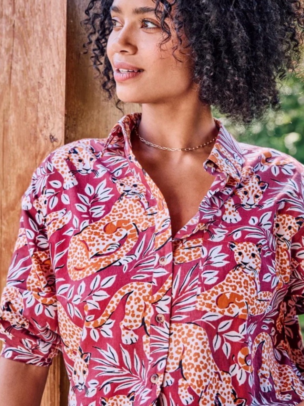 Printfresh City Cats Cleo Buttondown